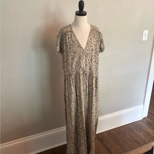 Christy Dawn Cream Flutter Sleeve Sundress